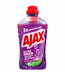 AJAX Ultra Καθαριστικό Υγρό Γενικής Χρήσης Λεβάντα Vegan 1lt