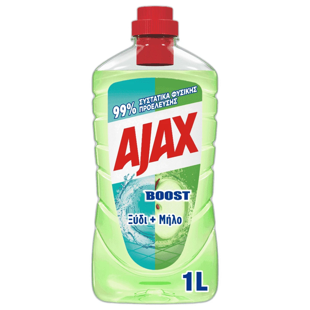 Ajax Boost Ξίδι και Μήλο Καθαριστικό Πατώματος 1000ml
