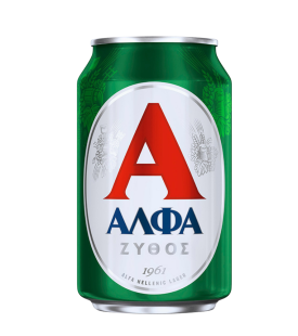 Alfa Lager beer 330ml