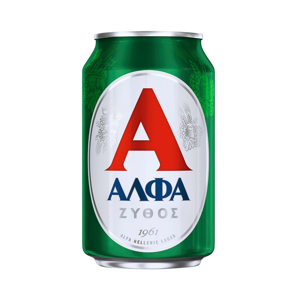 Alfa Lager beer 330ml