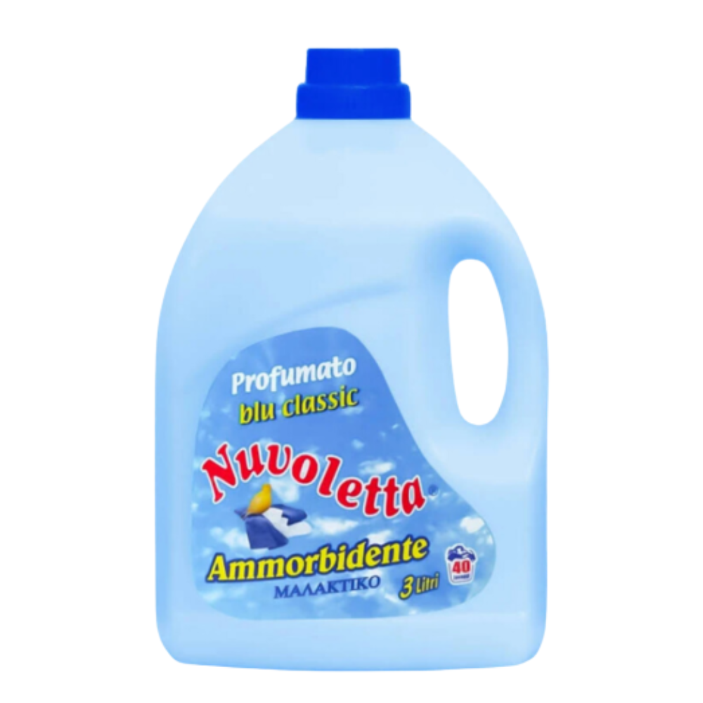 NUVOLETTA Mαλακτικό Ρούχων Blue Classic (Μπλέ) 3L 40ΜEZ