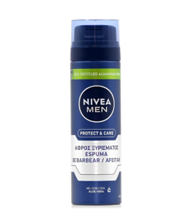 Nivea Men Protect & Care Αφρός Ξυρίσματος με Αλόη 200ml