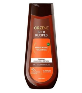 Orzene Beer Recipes Σαμπουάν Αναδόμησης/Θρέψης για Ξηρά Μαλλιά 400ml