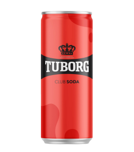 Tuborg Club soda soft drink 330ml
