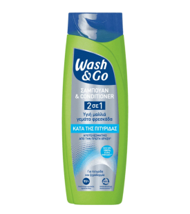 Wash & Go 2in1 Σαμπουάν Κατά Της Πιτυρίδας 360 ml