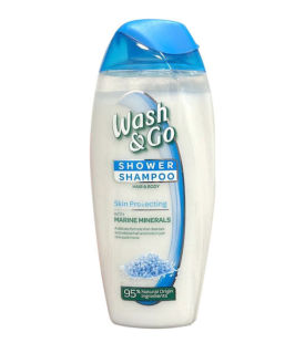 Wash & Go 95% Natural Σαμπουάν 250ml
