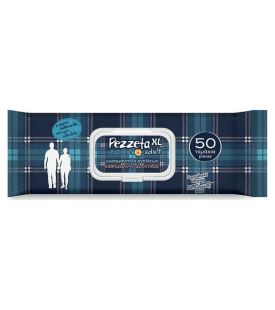 Μεγάλα μωρομάντηλα ενηλίκων Pezzeta XL 26×23 cm | 50 τμχ