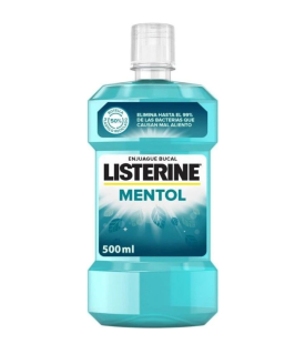 Listerine Mentol Στοματικό Διάλυμα Κατά της Πλάκας 500ml
